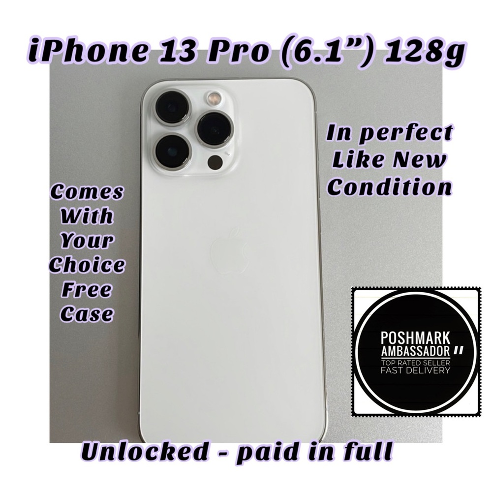 iPhone 13 Pro 128g unlocked in perfect condition no scratches either